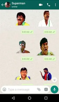 Tamil Stickers for WhatsApp android App screenshot 4