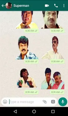 Tamil Stickers for WhatsApp android App screenshot 5